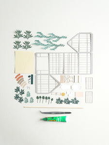 La serre - Kit en papier DIY